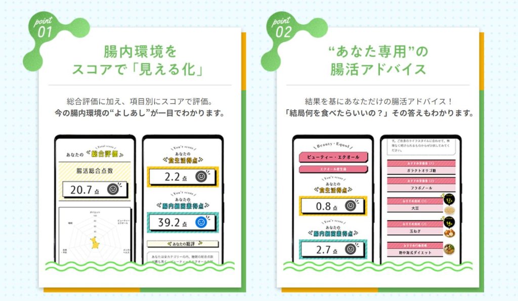 chatFLORA GのWebレポート画面サンプル。